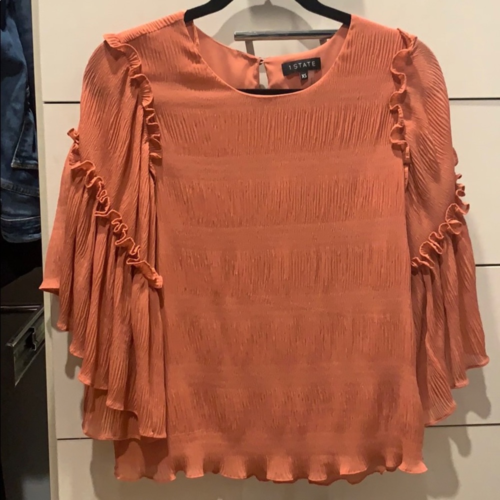 Apricot blouse